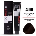 رنگ مو دوماسی شماره 4.00 حجم 120 میلی لیتر قهوه‌ای متوسط اکسترا