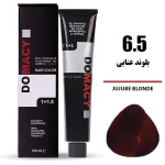 رنگ مو دوماسی شماره 6.5 حجم 120 میلی لیتر بلوند عنابی