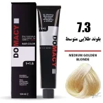 رنگ مو دوماسی شماره 7.3 حجم 120 میلی لیتر بلوند طلایی متوسط