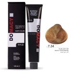 رنگ مو دوماسی شماره 7.34 حجم 120 میلی لیتر بلوند عسلی متوسط