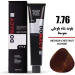 رنگ مو دوماسی شماره 7.76 حجم 120 میلی لیتر بلوند شاه بلوطی متوسط