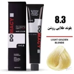 رنگ مو دوماسی شماره 8.3 حجم 120 میلی لیتر بلوند طلایی روشن
