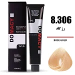 رنگ مو دوماسی شماره 8.306 حجم 120 میلی لیتر رز گلد