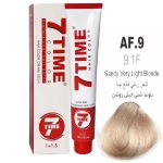 رنگ مو سون تایم شماره 9.1F (AF.9) | حجم 100 میل | بلوند شنی خیلی روشن